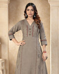 Gulnaar Royale – Embroidered Kurta Pant Dupatta Set