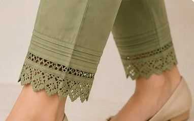 Olive Heritage Kurta Pant Set