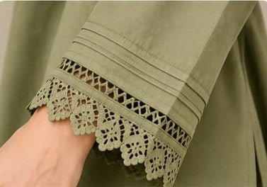 Olive Heritage Kurta Pant Set